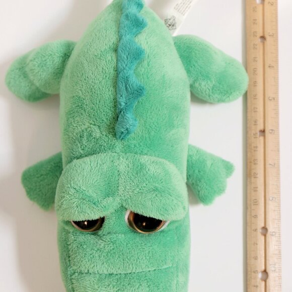 The Petting Zoo Alligator Crocodile Plush 12" Long Stuffed Animal Big Eyes - Picture 2 of 8
